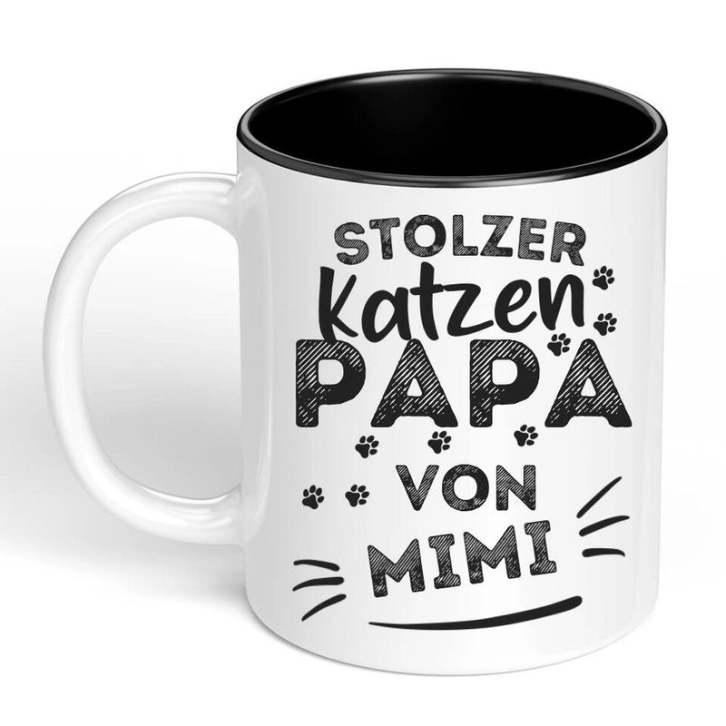 Tierisch Bedruckt Personalisierte Katzenmama Katzenpapa Tasse 330ml...