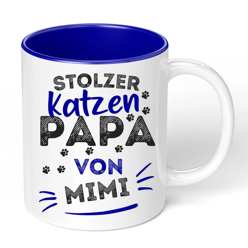 Tierisch Bedruckt Personalisierte Katzenmama Katzenpapa Tasse 330ml...