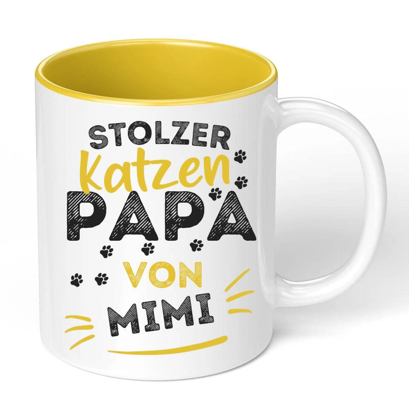 Tierisch Bedruckt Personalisierte Katzenmama Katzenpapa Tasse 330ml...