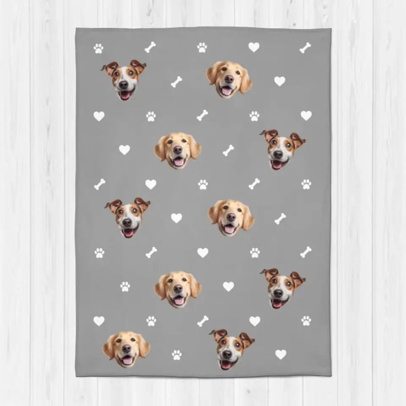 Personalisiertes Haustierdecke Mit Namen - Flanell Decke Für Hunde & Katzen
