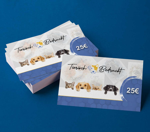 Tierischer Geschenkgutschein